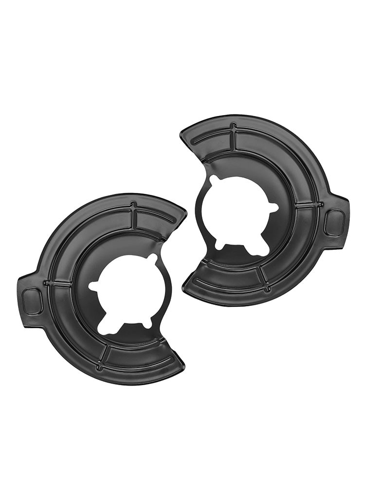 Left & Right Brake Dust Shield 68043286AB Fit Jeep Wrangler JK 2007-2018 Black