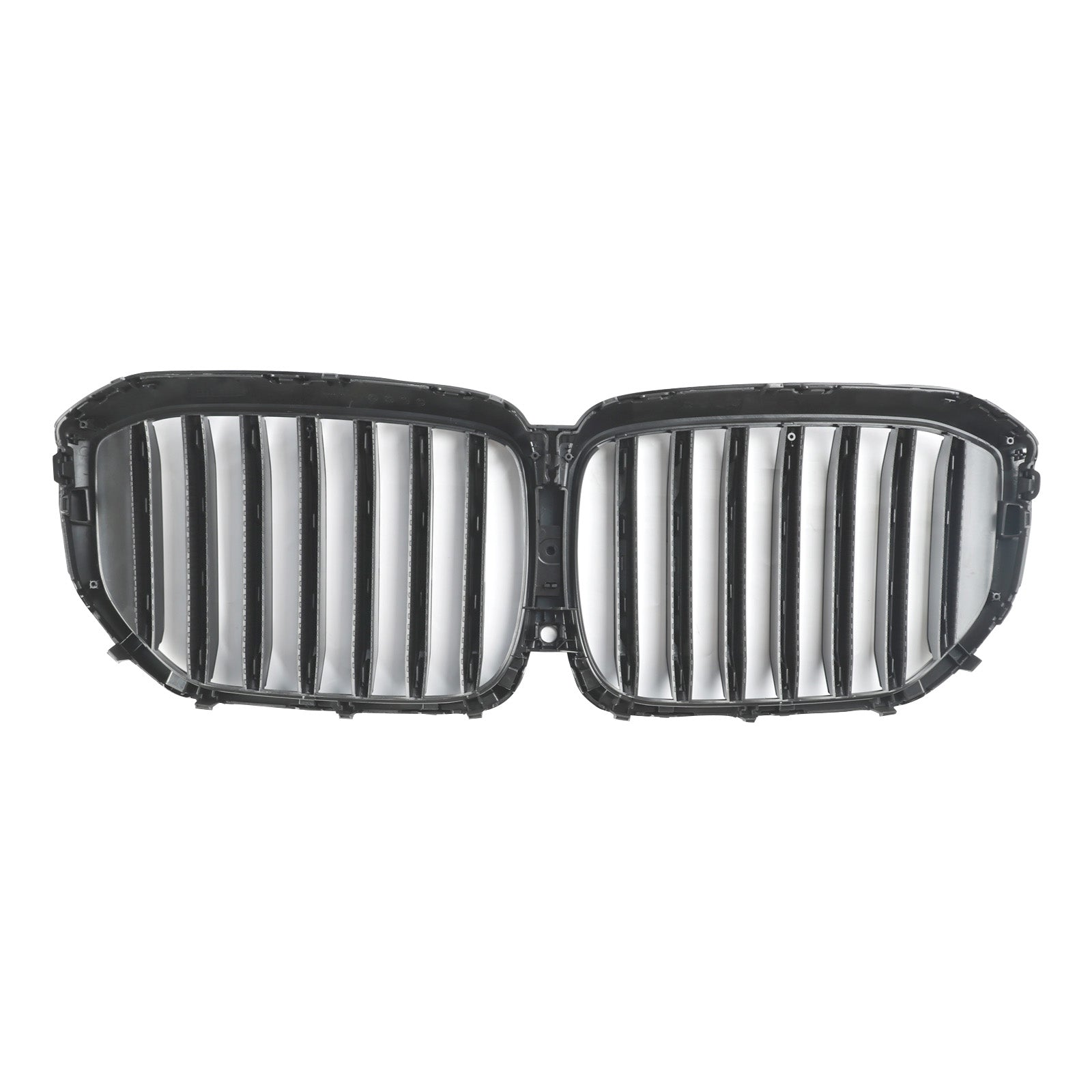 Gloss Black Front Bumper Grille For 2024 2025+ BMW G05 LCI X5 Single Line W/LED