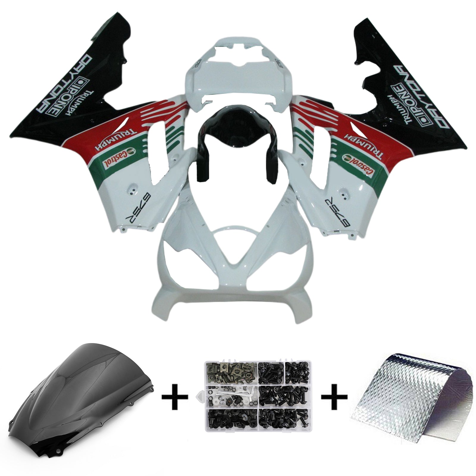 2006-2008 Triumph Daytona 675 Fairing Kit Bodywork Plastic ABS