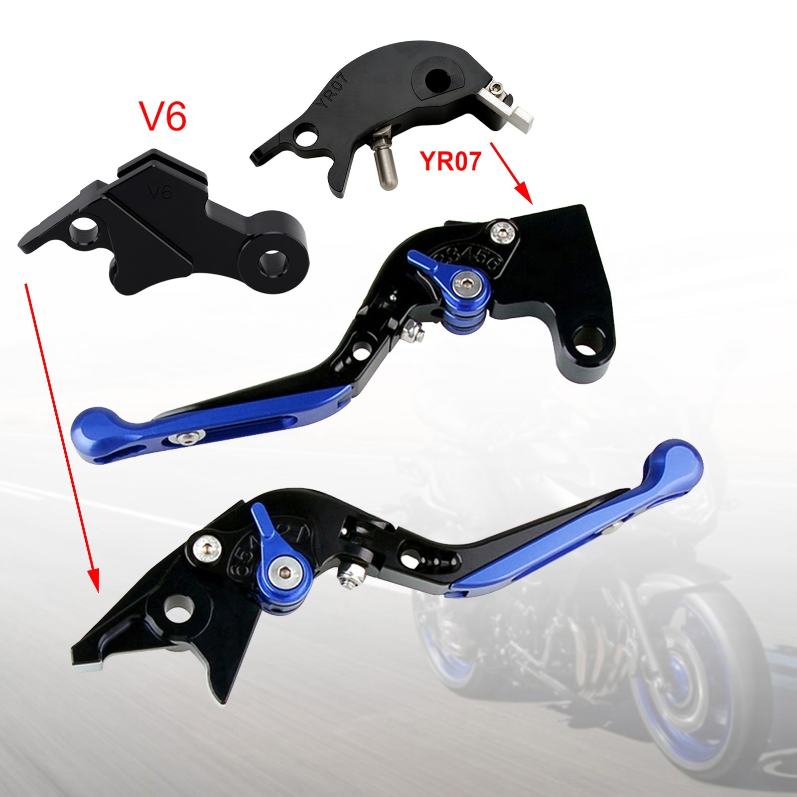 Adjustable Clutch Brake Lever fit for YAMAHA XSR900 XSR900GP MT-09 MT-09SP 24-25