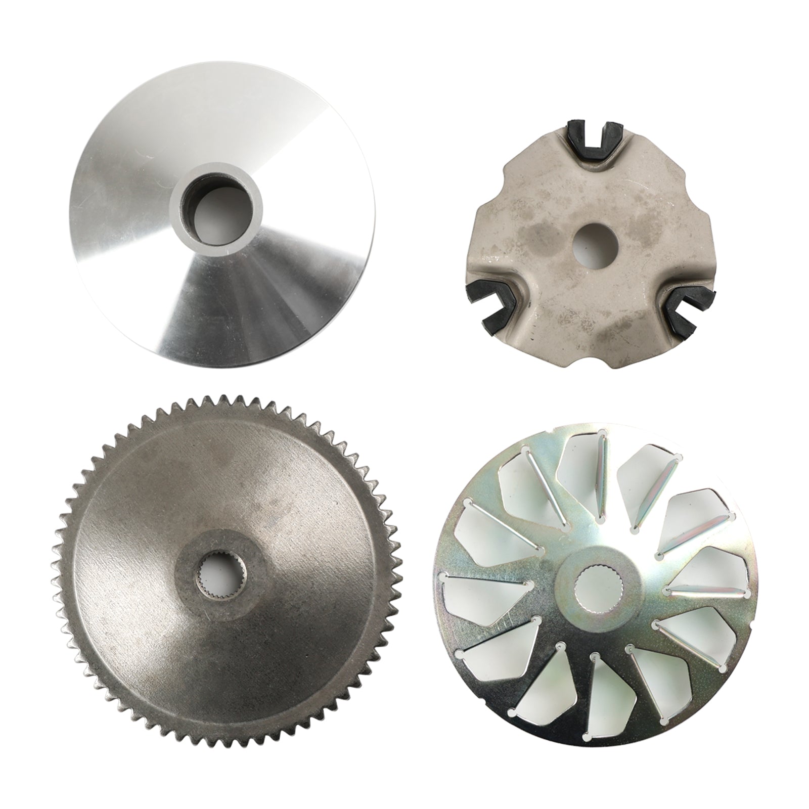2012-2014 Honda NHX110 Lead110EX Silver Front Clutch Variator Pulley Set 22102-Kzl-930