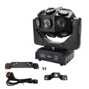 180W Moving Head 18 LED Rotating Beam DMX Stage Light RGBW DJ Disco Party Effect