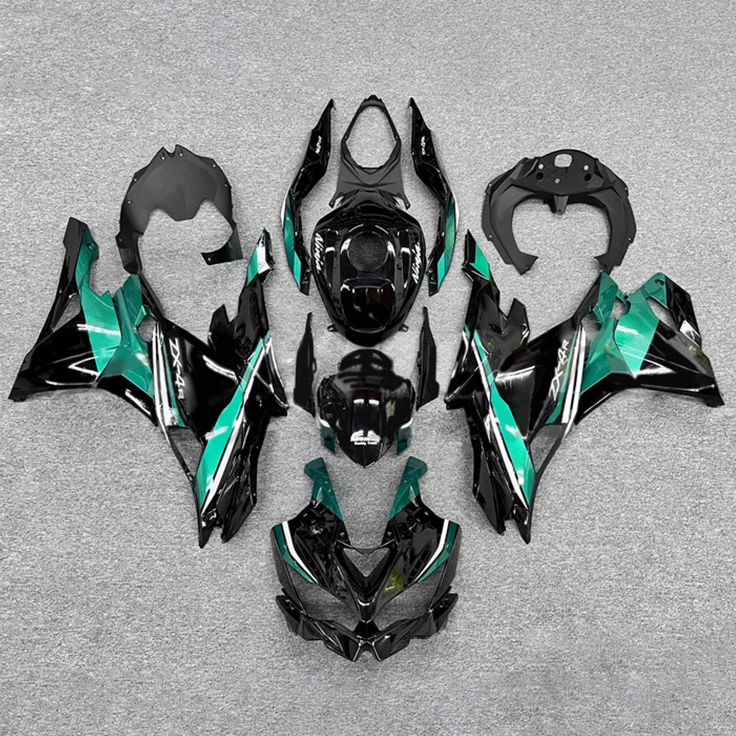 2019-2025 Kawasaki Ninja ZX-25R Amotopart Injection Fairing Kit Bodywork ABS #104