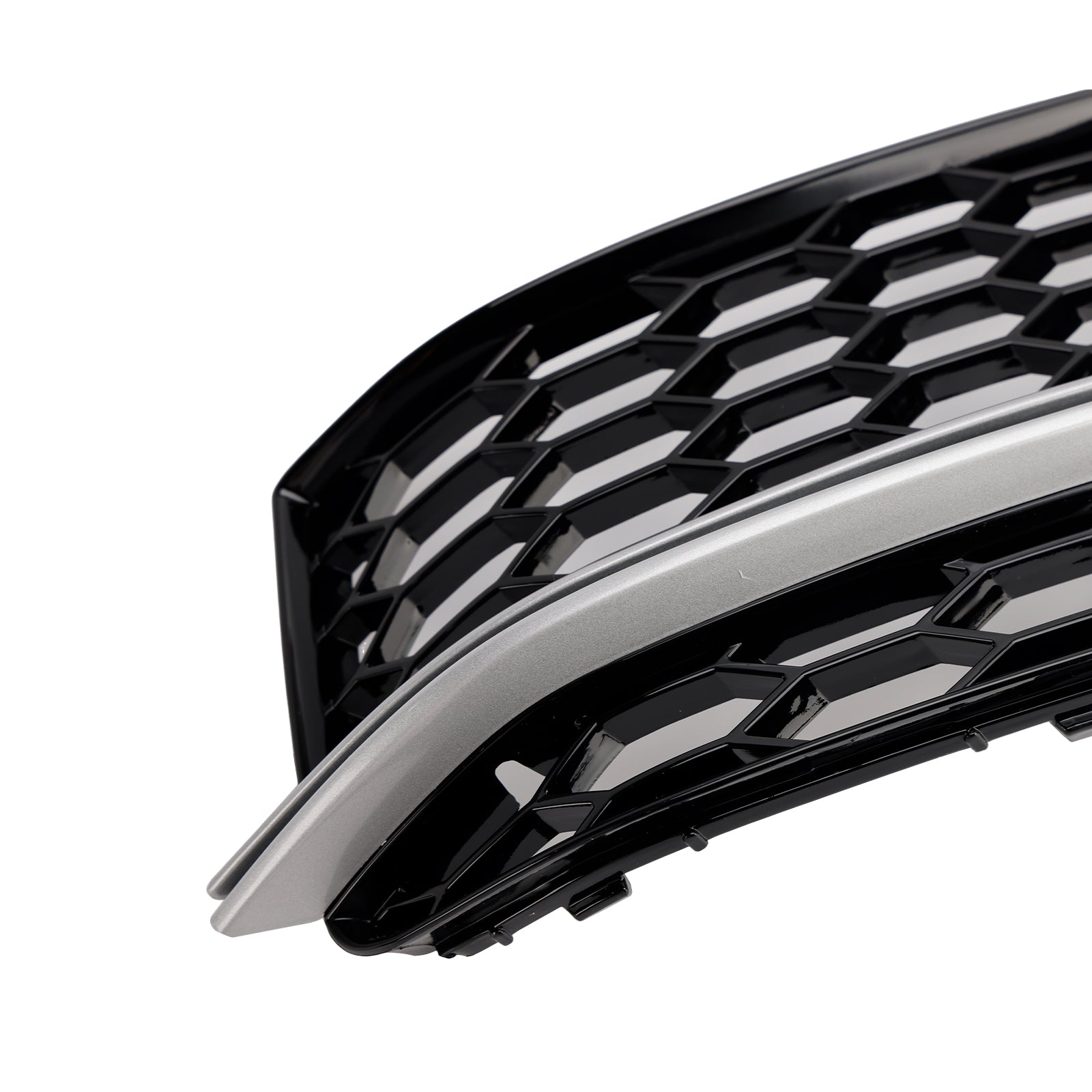 2013-2016 AUDI A5 S-Line S5 2PCS Front Fog Lamp Black Grill Grille