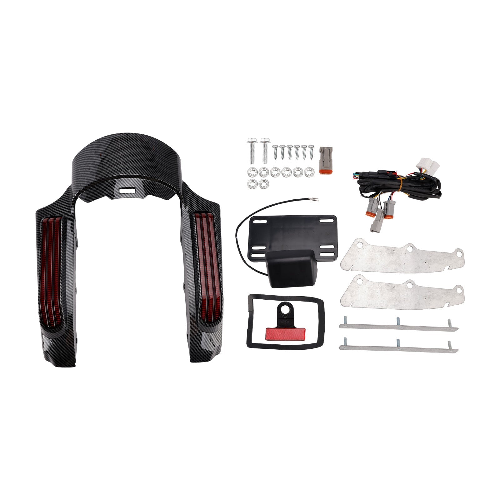 Rear Fender LED Light fit for Touring Road King FLHR Street Glide 14+
