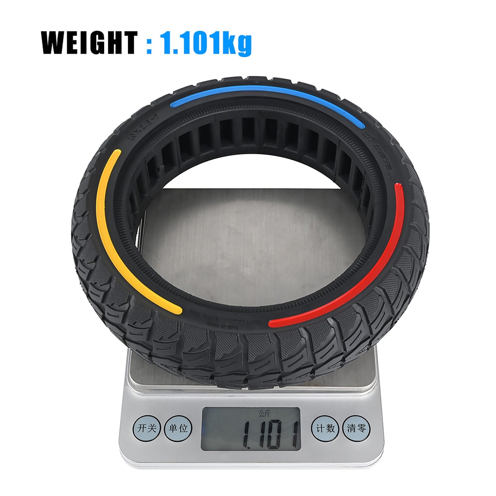 Full rubber tires 10x2.5-7 E-Scooter full rubber tires for Mi4 Pro/Plus/Max