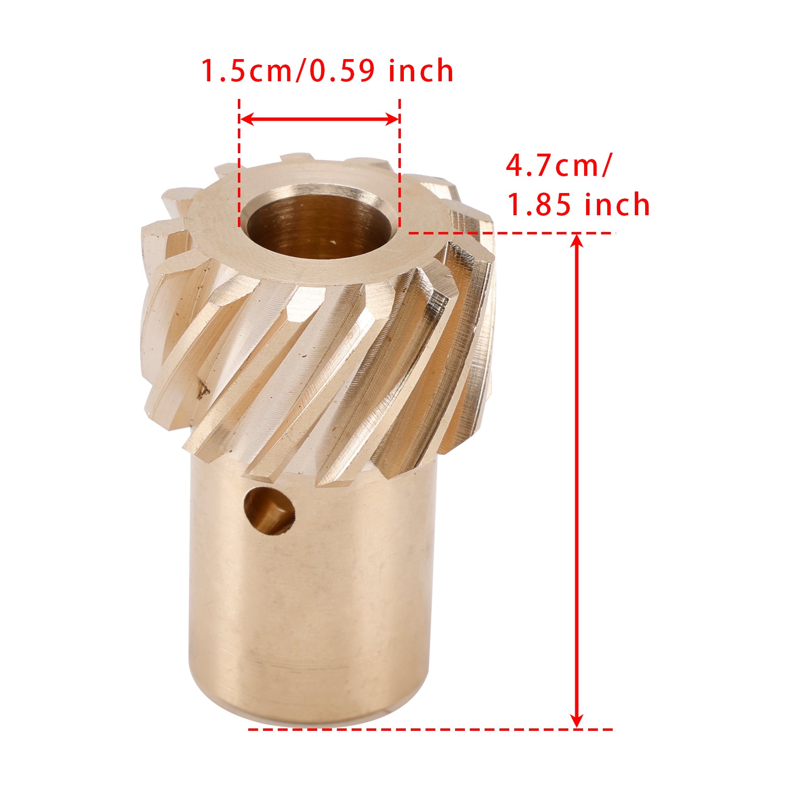 2Pack "410 0.500"" Shaft Diameter Distributor Gear For Chevy W/MSD Distributor