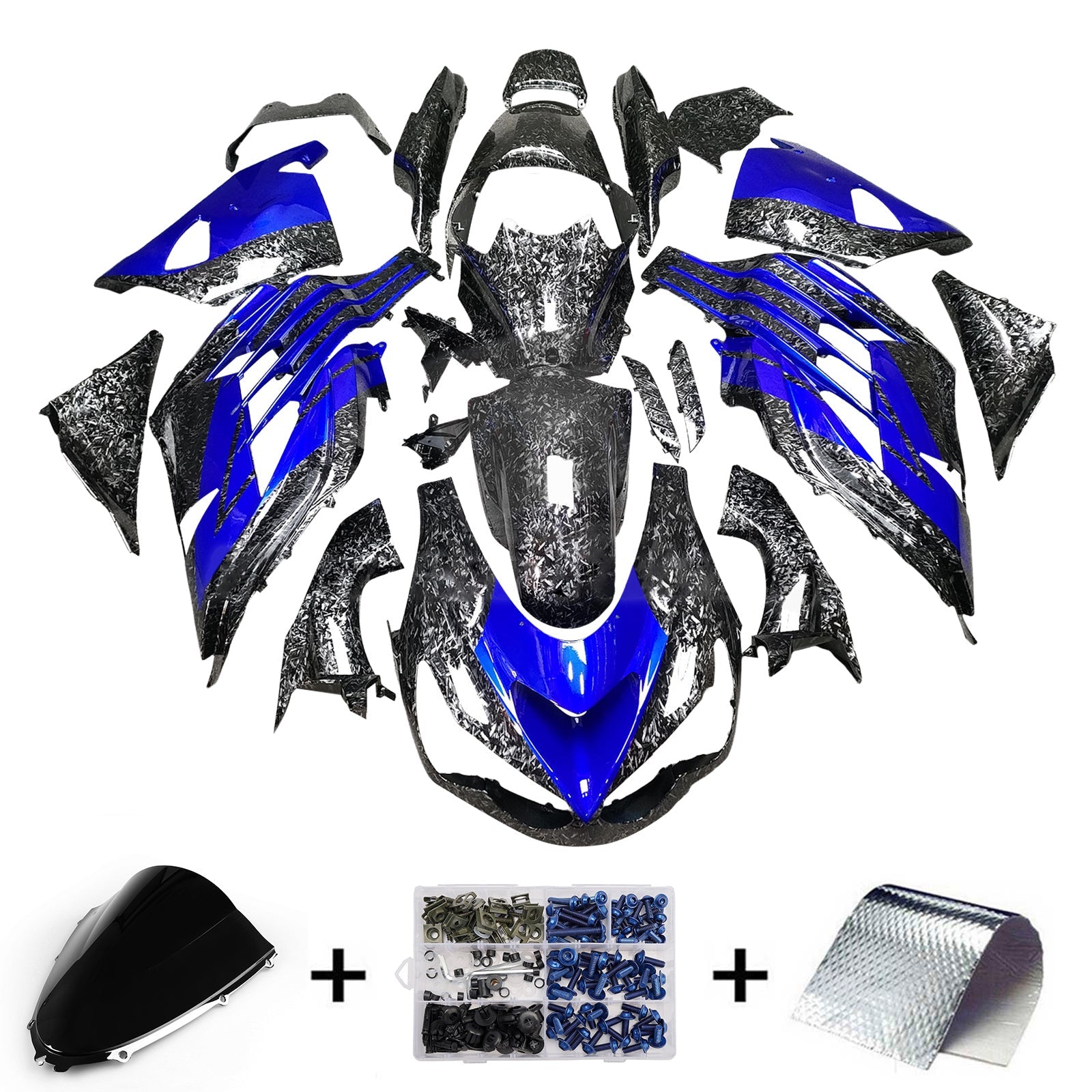 Injection Fairing Kit Bodywork fit For Kawasaki ZX14R ZZR1400 2012-2026