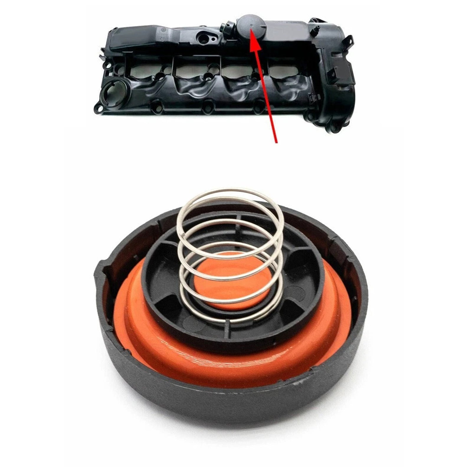 Mercedes GLC Coupe (c253) A6510100830 PCV Valve Cover