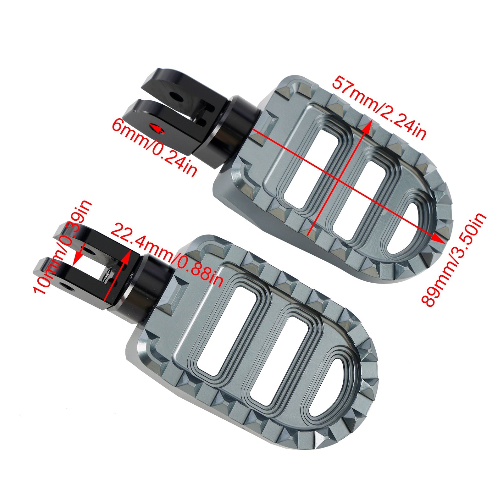 2019-2024 moto guzzi V85 TT Front Footrests Foot Peg