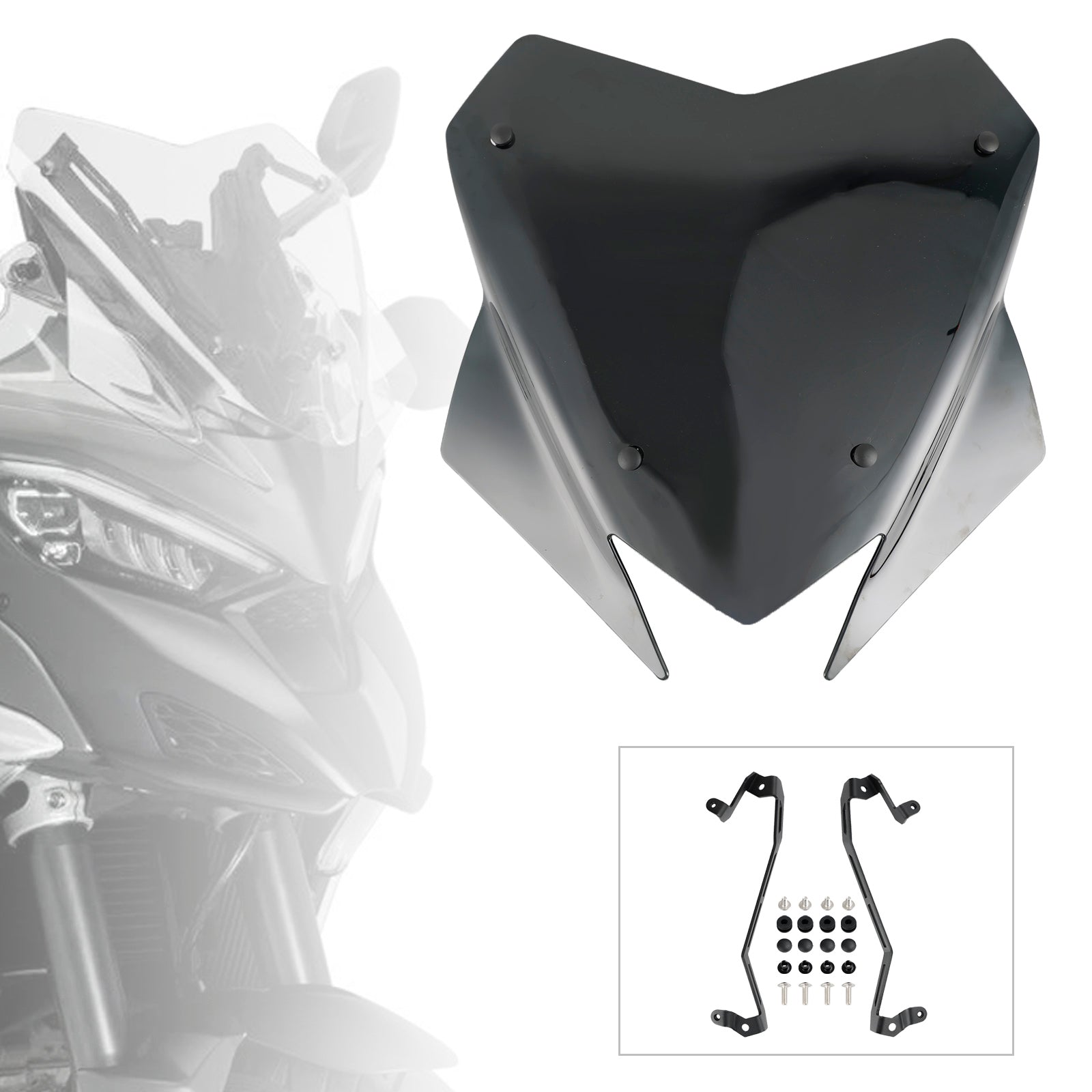 2021-2023 DUCATI MULTISTRADA V4/S/S SPORT Windshield WindScreen Generic