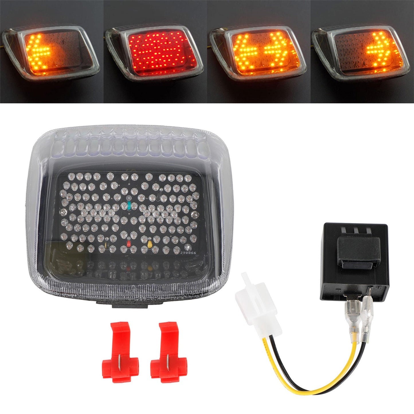 02-11 Taillight + Turn Signals for V-ROD Night Rod Street Rod Clear