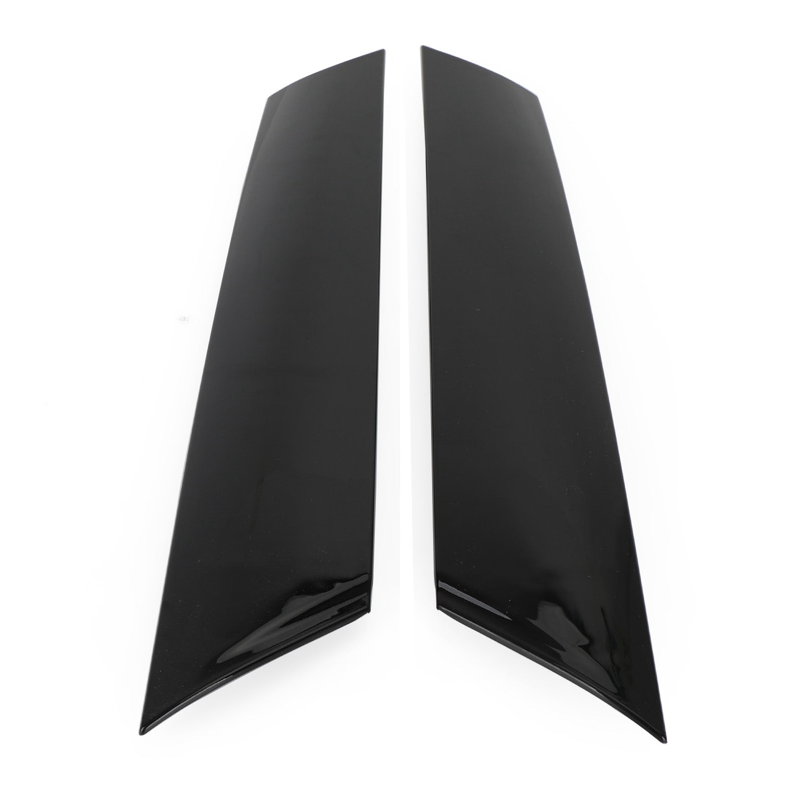 2009-2014 MINI Clubman R55 LCI Front A Pillar Black Windshield Post Trims 51137272583/84