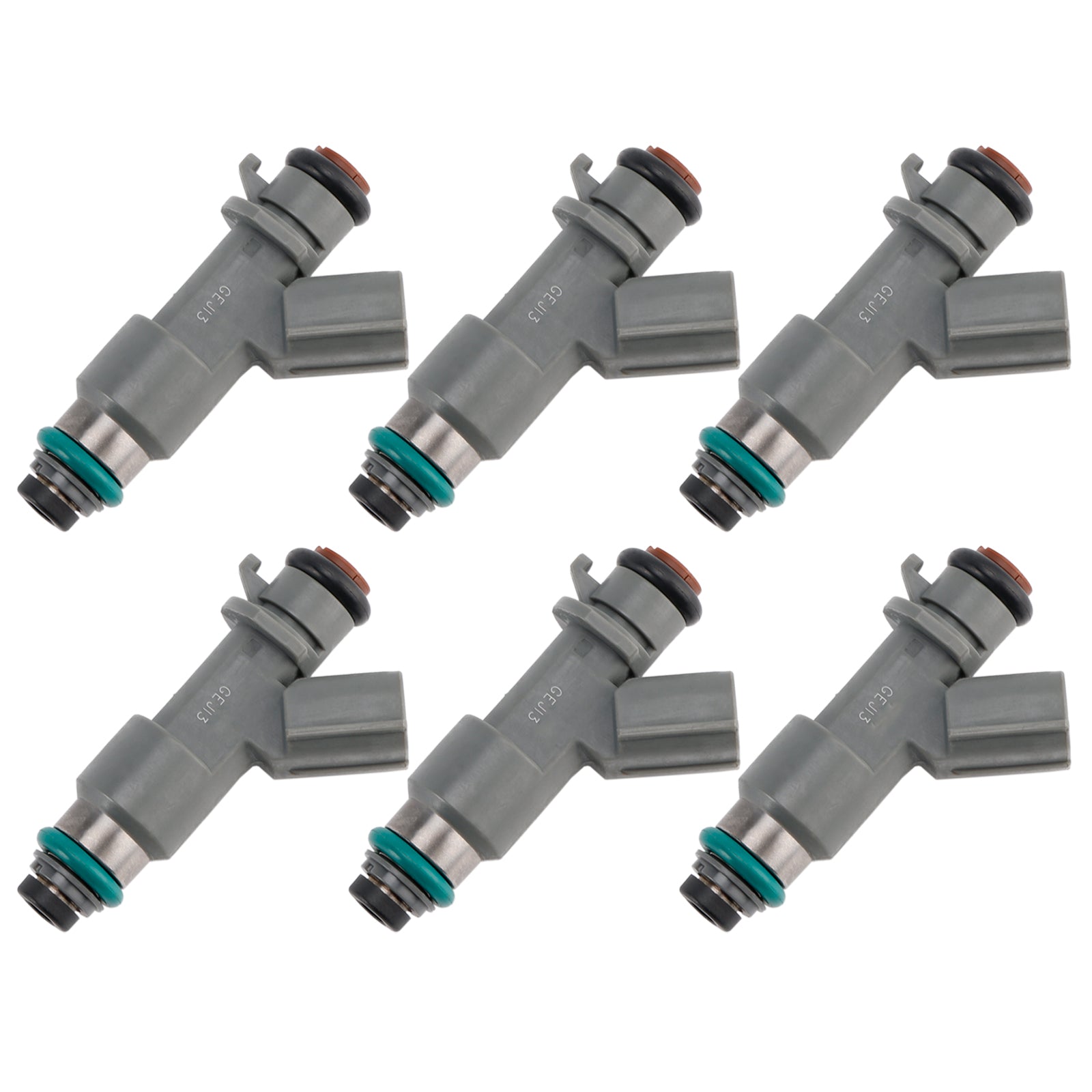6PCS Fuel Injector 16450-RJA-A01 Fit Acura RL TL 3.5L V6 2005-2008