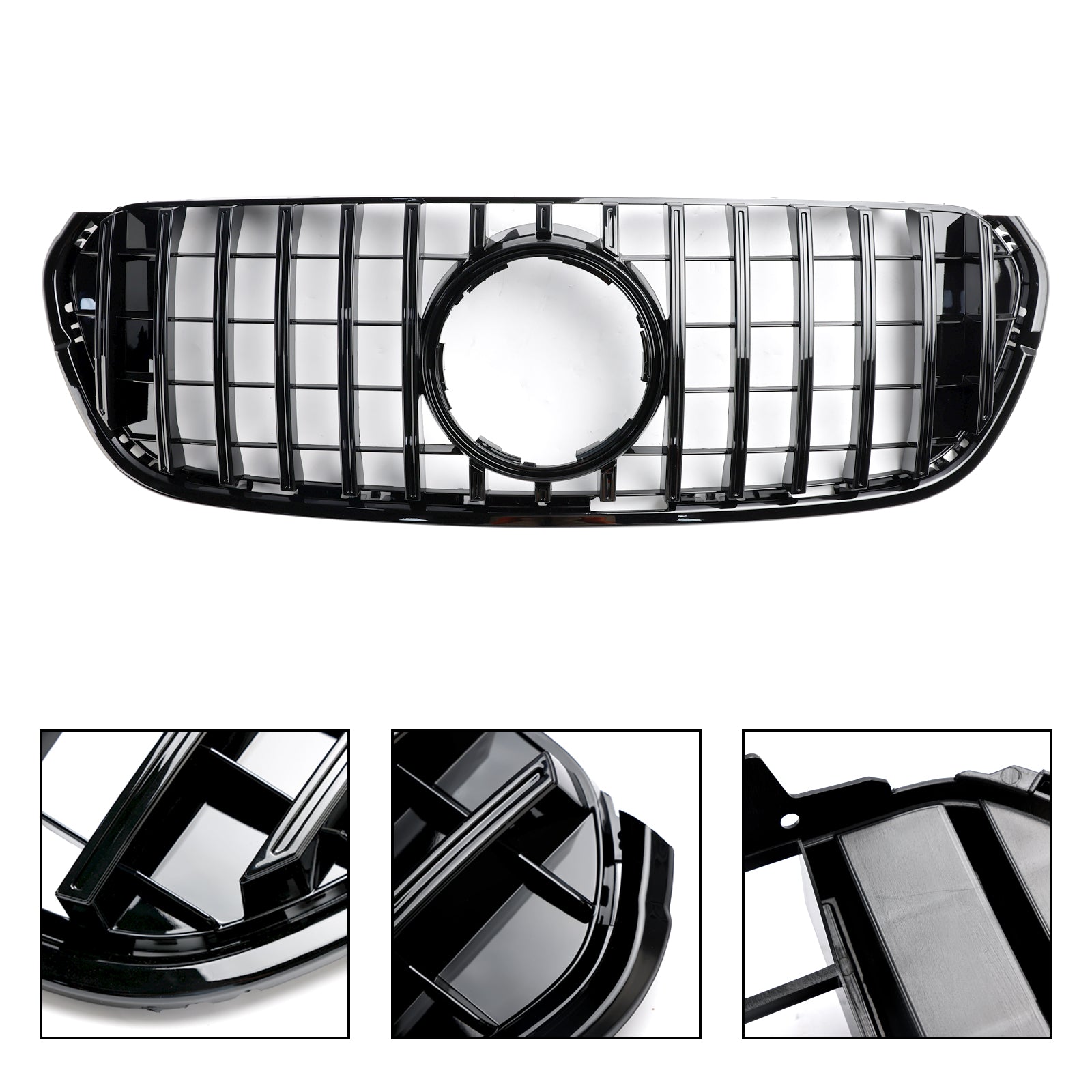 2017 2018 2019 Mercedes Benz X-Class X470 Black Front Bumper Grille Grill