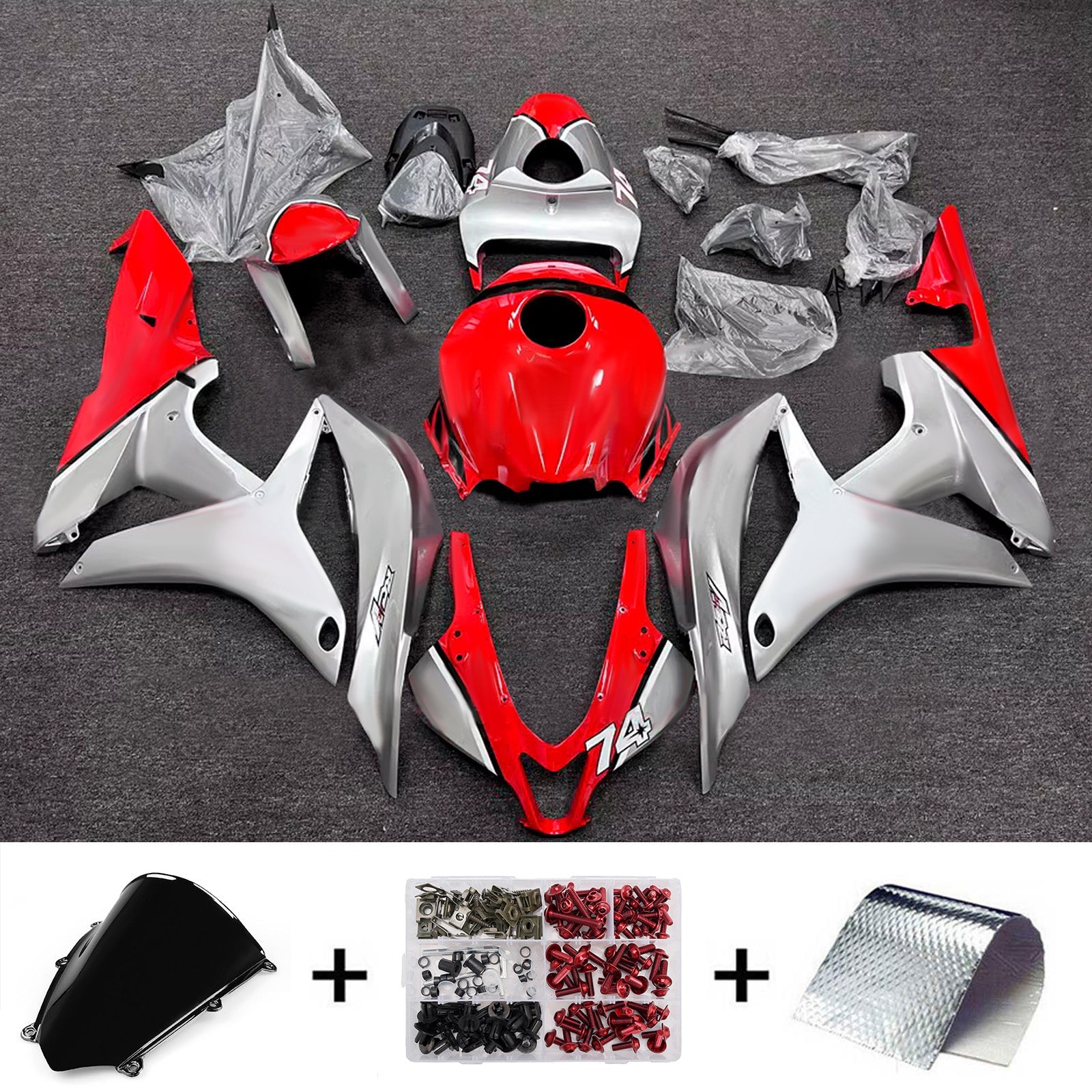 Injection Fairing Kit Bodywork Plastic ABS For Honda CBR600RR 2007-2008 F5
