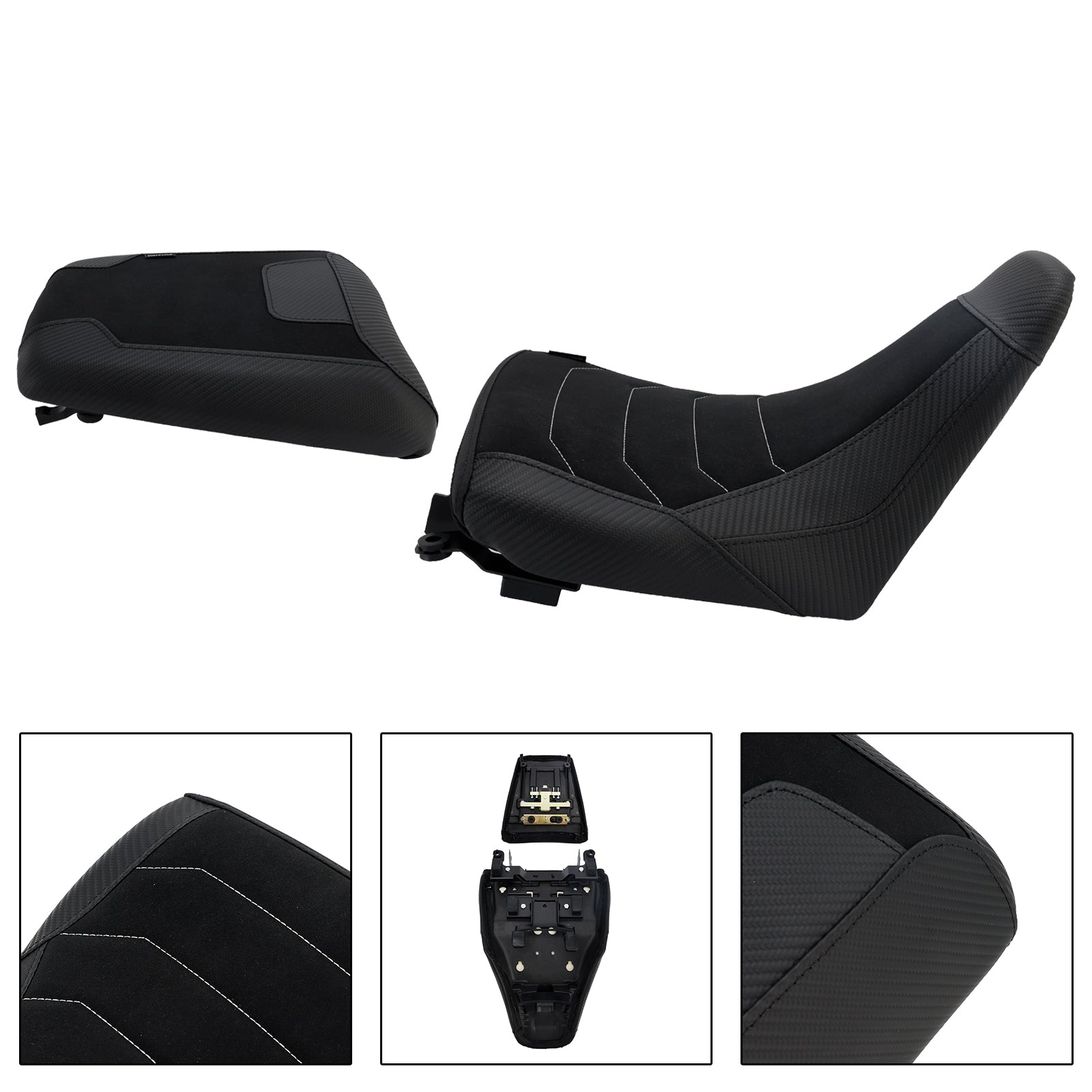 2023+ For Suzuki V-Strom Dl1050 Lower Front&Rear Driver Seat Pillion Black