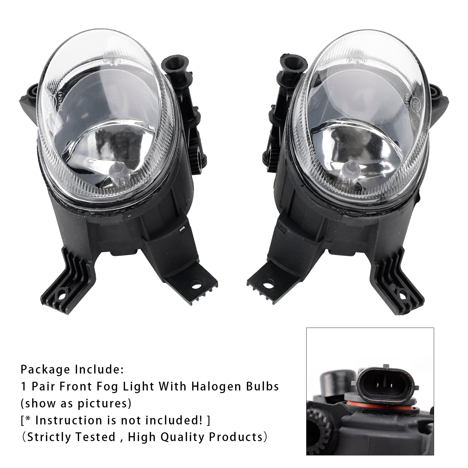 2003-2013 Audi A3 Pair Front Bumper Fog Light Lamps 8E0941699C
