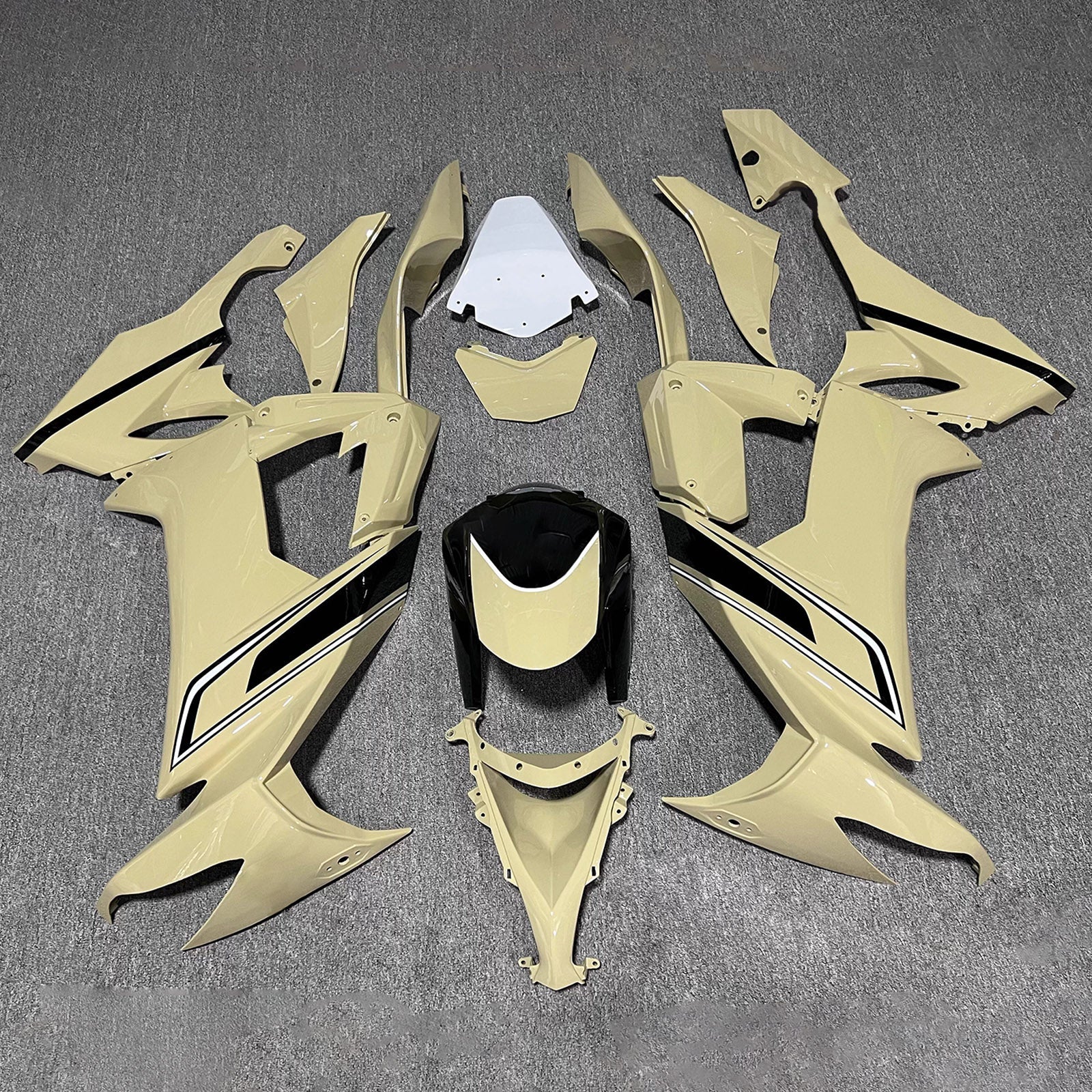 Injection Fairing Kit Bodywork Plastic ABS fit For Kawasaki ZX10R 2008-2010