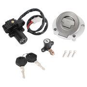 Aluminum Ignition Switch Fuel Gas Cap Seat Lock Set Generic For Yamaha FZ10 2017