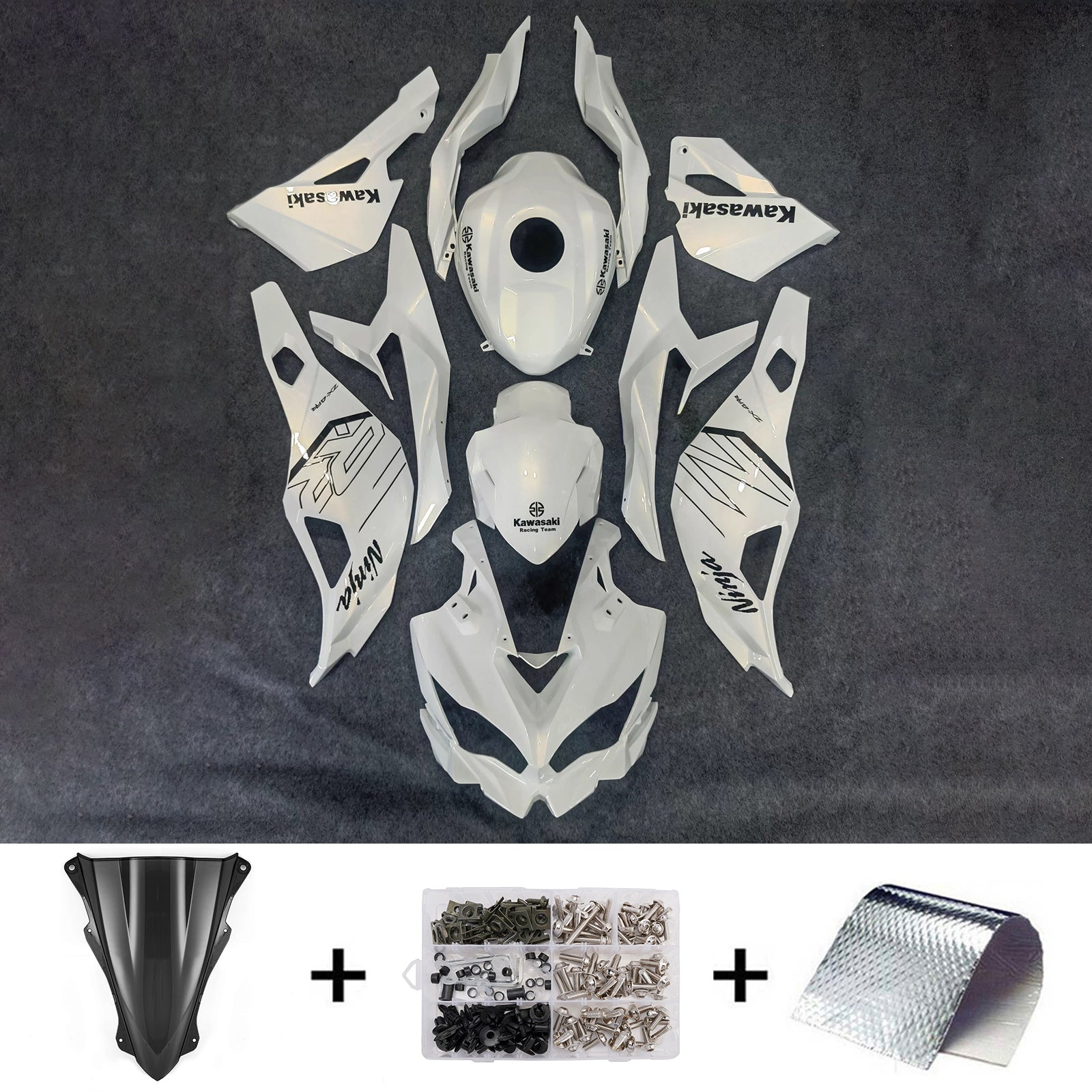 Injection Fairing Kit fit For Kawasaki Ninja ZX-25R ZX-4R ZX-4RR 2019-2025
