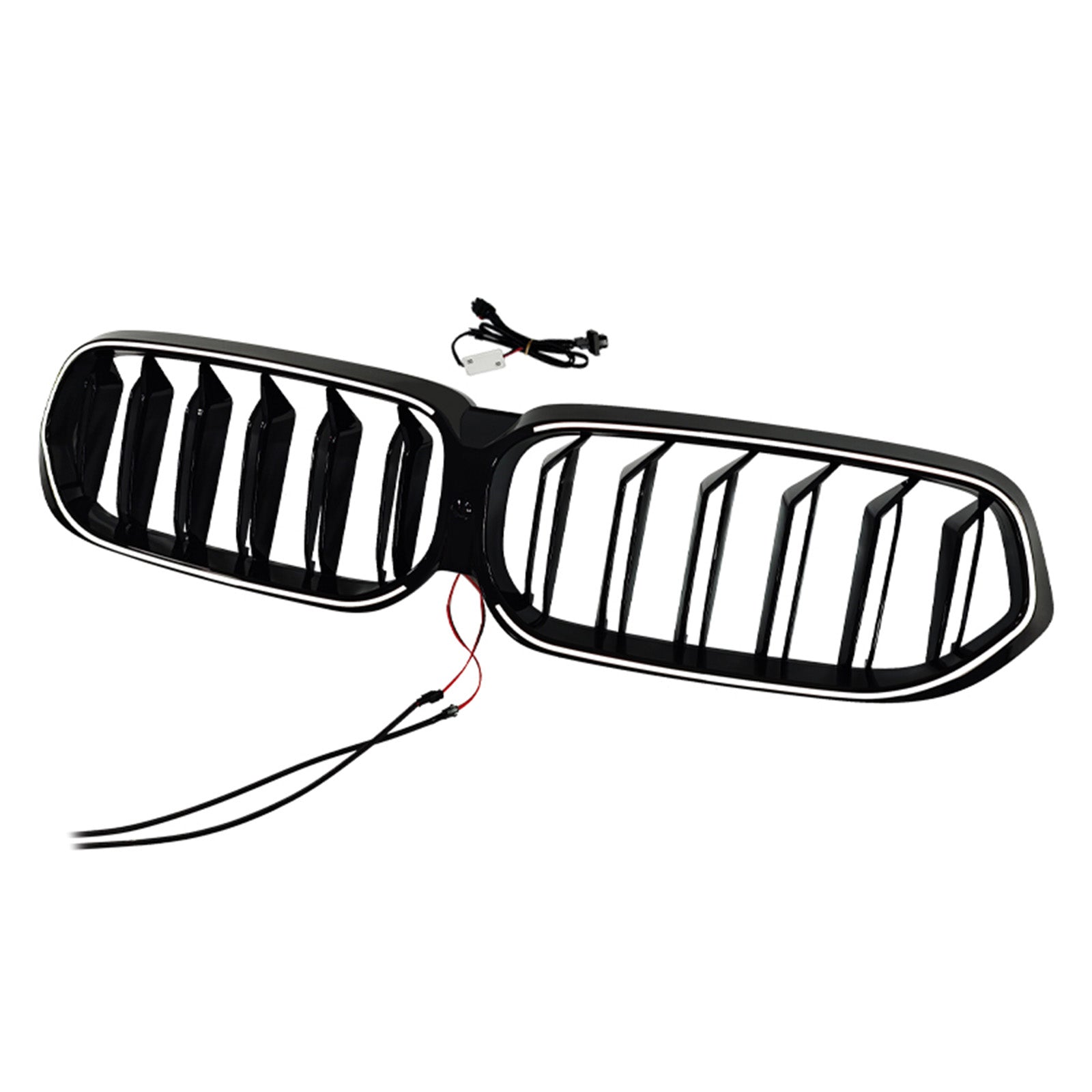 2020-2025 Fit BMW 6 Series G32 Double Slat Black Front Kidney Grille Grill