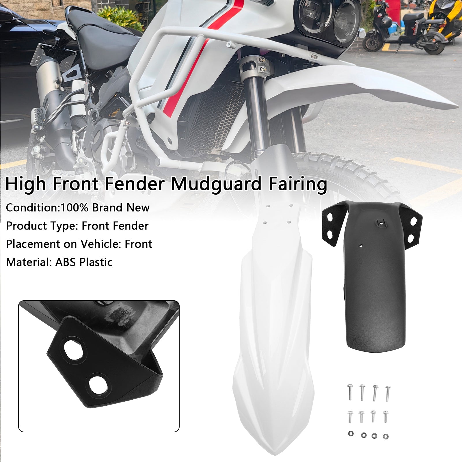 2023 2024 Yamaha Tenere 700 World Rally High Front Fender Mudguard Fairing