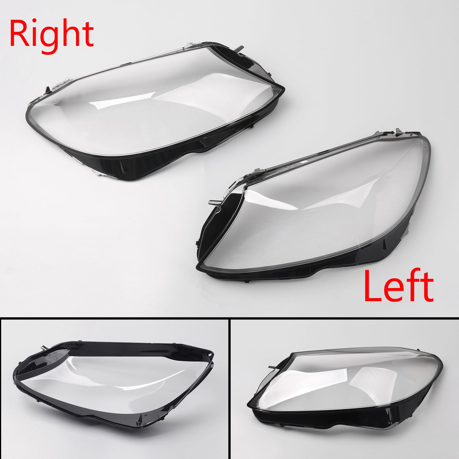 2015+ W205 C180 C200 C300 Left Side Headlight Cover Headlamp Lens Lenses generic