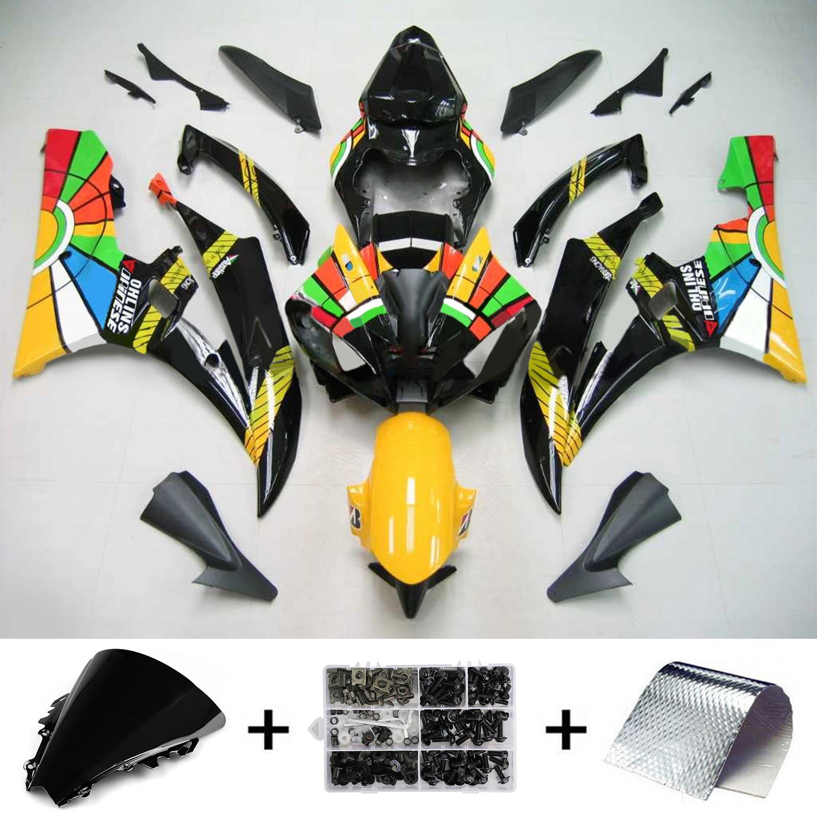 2006-2007 Yamaha YZF 600 R6 Fairing Kit Generic