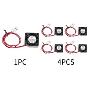 Brushless DC Cooling Blower Fan 12V 0.77A 2010 20x20x10mm Sleeve 2 Pin Wire