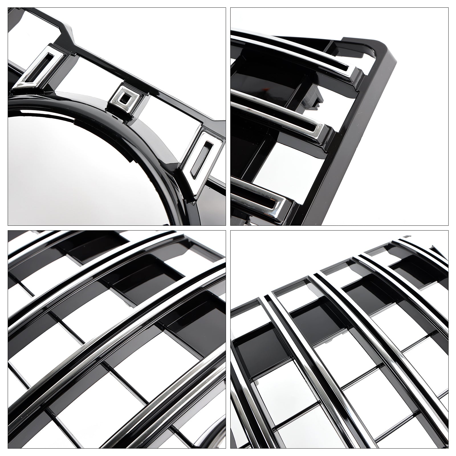 2013-2015 Mercedes Benz GLK X204 GT Front Grille Grill Mesh Chrome