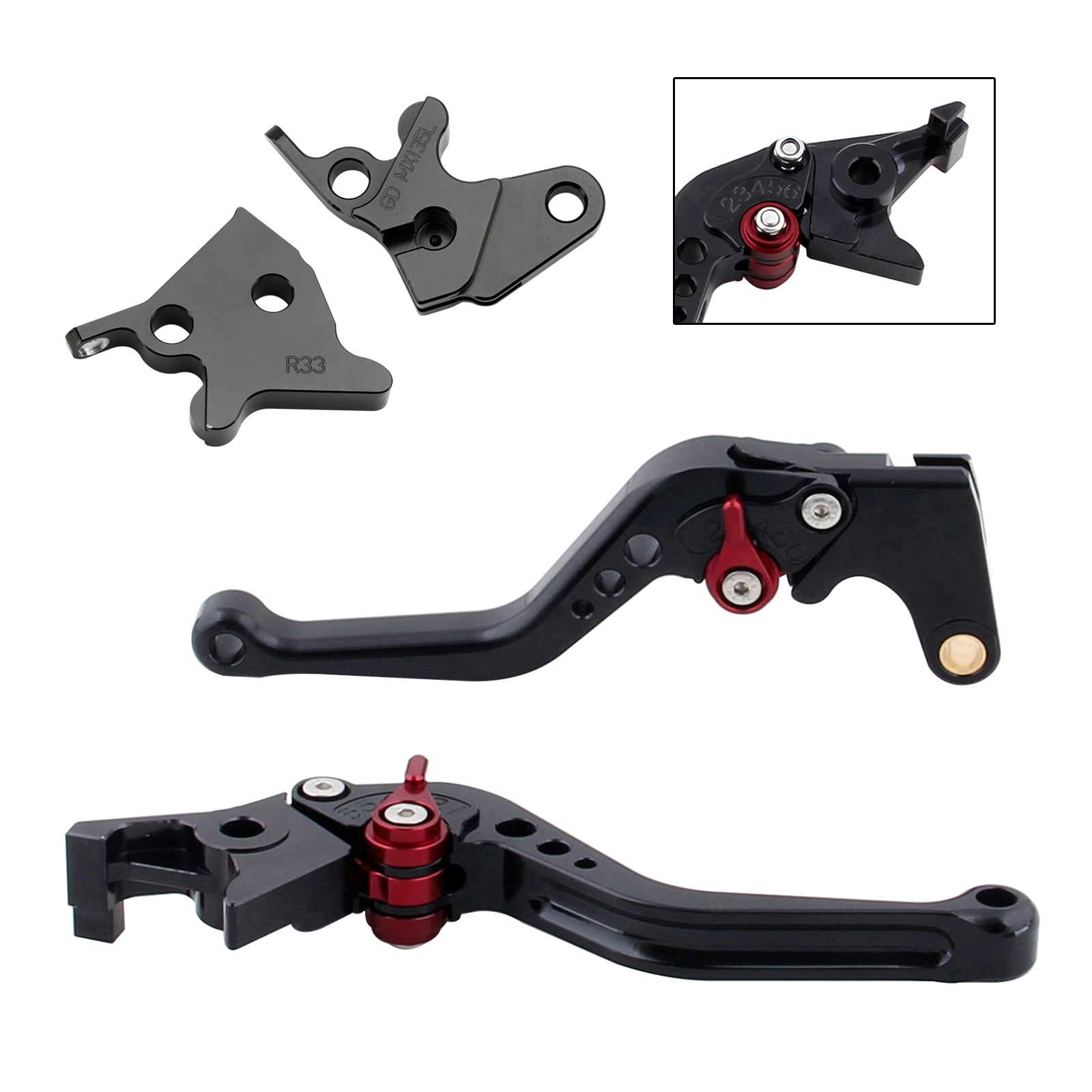2005-2014 YAMAHA YBR125 NEW Short Clutch Brake Lever