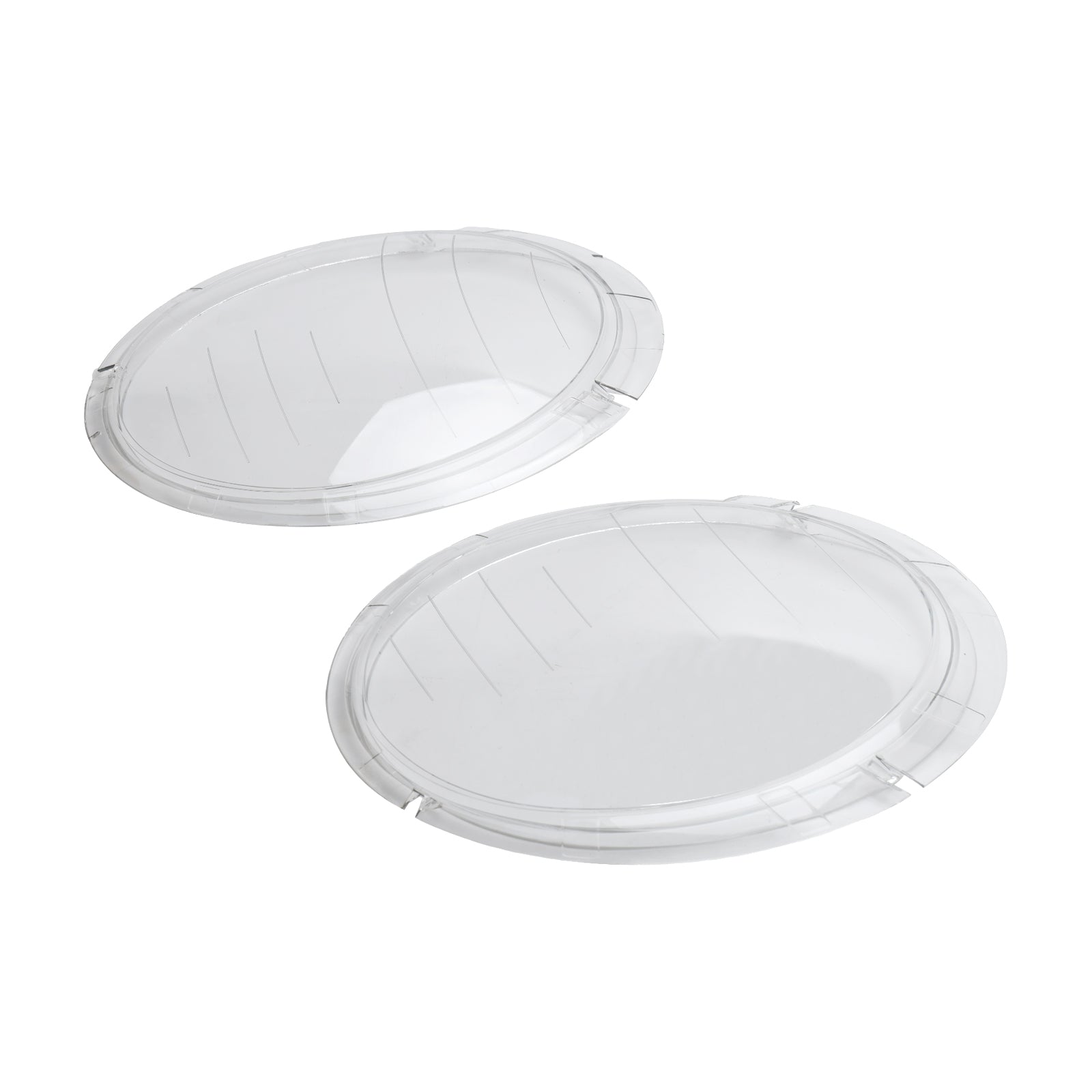Mini Cooper R50 R53 Headlight Lens Plastic Cover Shell Left +Right 63126911701 02