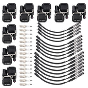 1999-2006 Mercedes Benz SL500 8x Ignition Coil+16x Spark plug +16x Wire Set UF359 0001587303