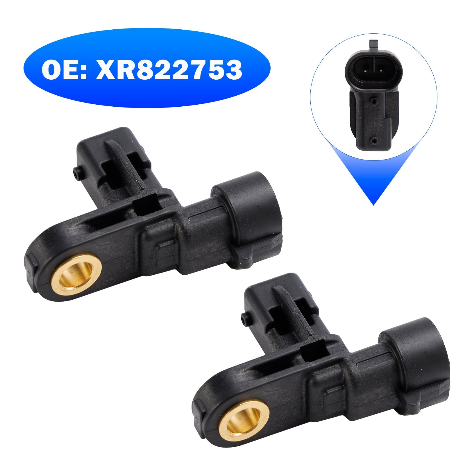 2X Rear ABS Anti Lock Brake Wheel Speed Sensor XR822753 for Jaguar S Type XK