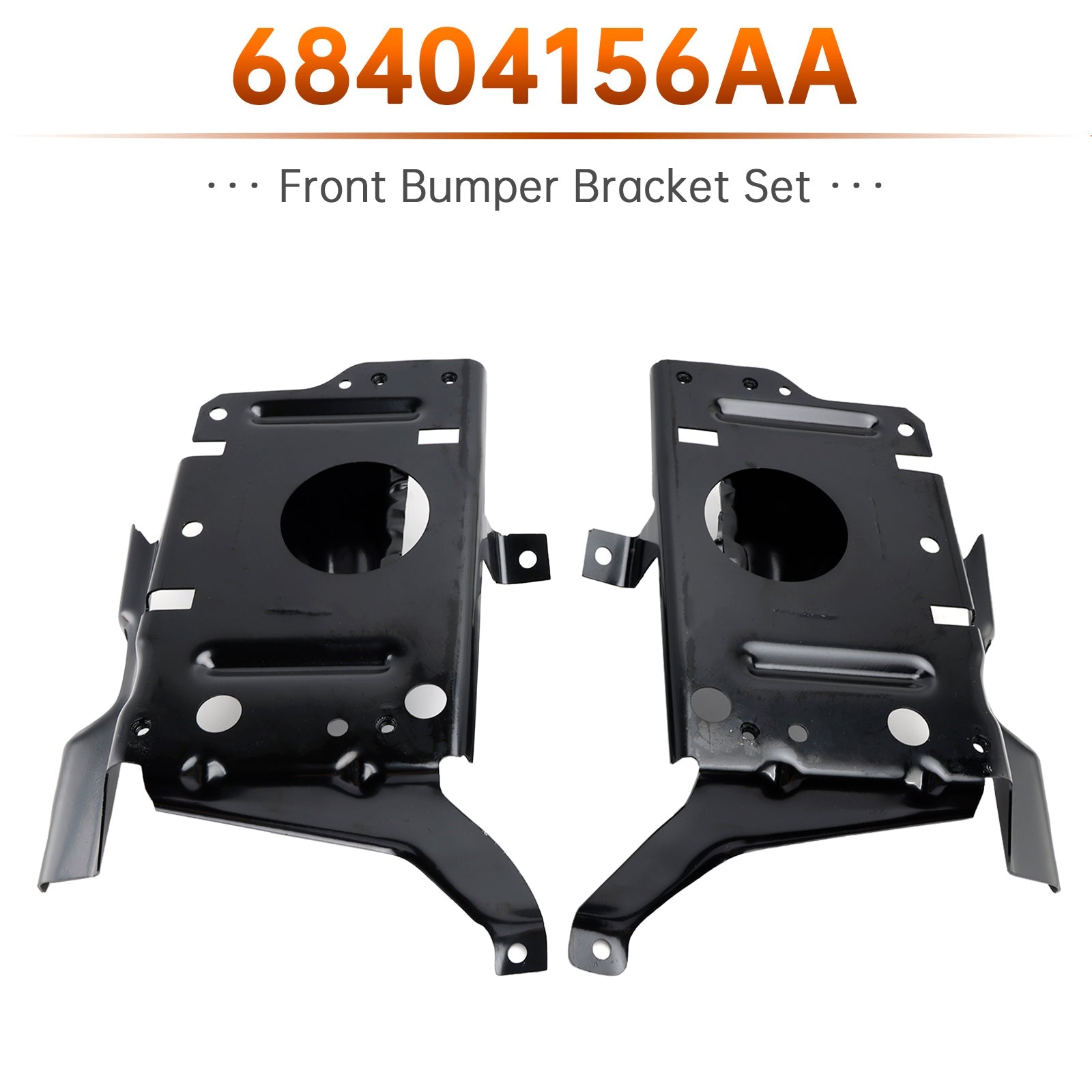 2019-2024 for RAM 1500 Front Bumper Bracket Set Steel 68404156AA