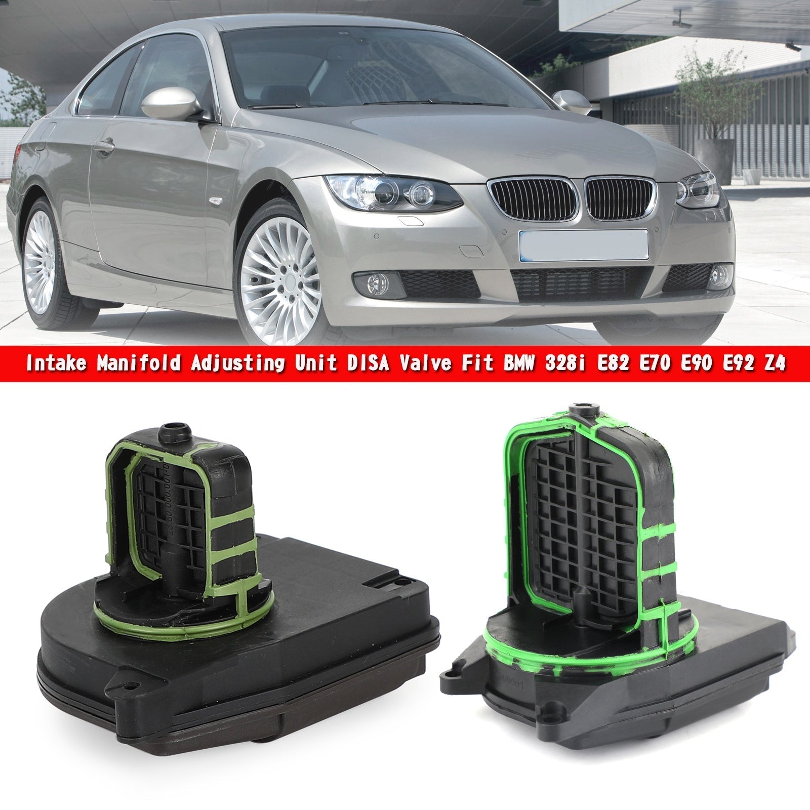 Pair Intake Manifold Adjusting Unit DISA Valve Fit BMW 328i E82 E70 E90 E92 Z4