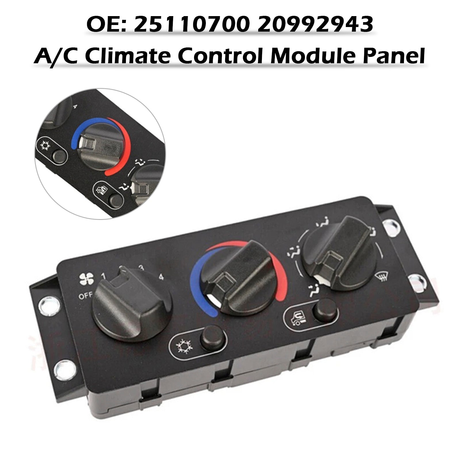 2000-2004 2014-2018 MACK CXU614 A/C Climate Control Module Panel 25110700 20992943