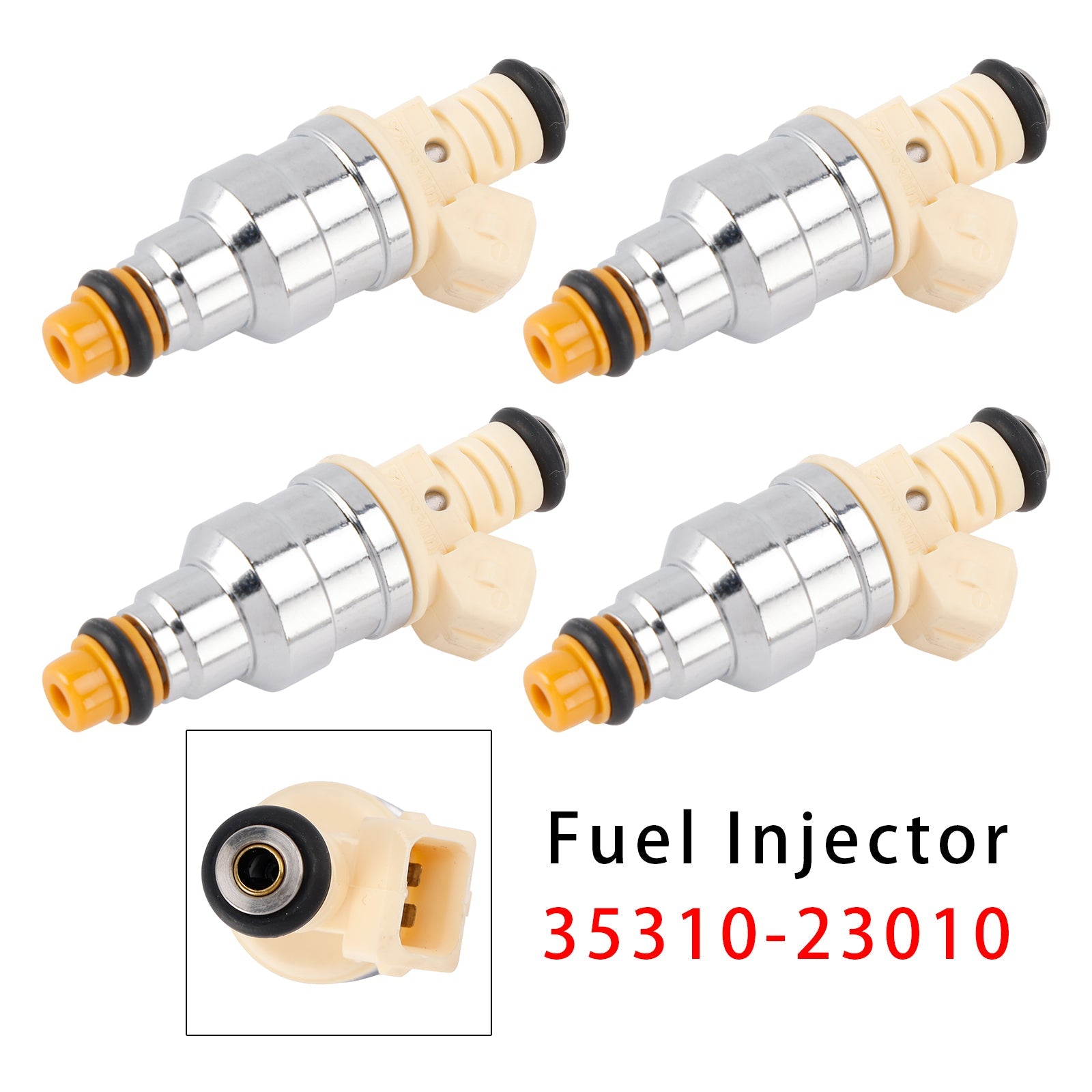 4Pcs Fuel Injector For Hyundai Elantra Tiburon 1.8L 1996-1998 35310-23010