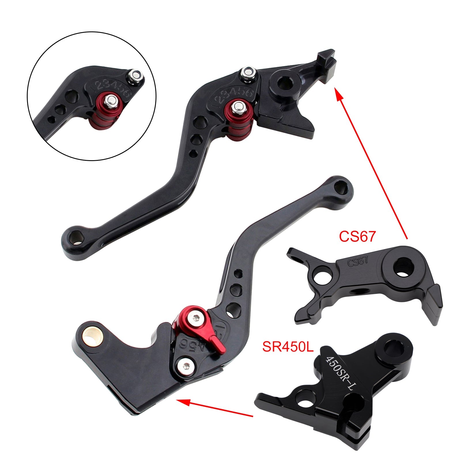 NEW Short Clutch Brake Lever fit for VOGE DS900X 900DSX 2024-2026