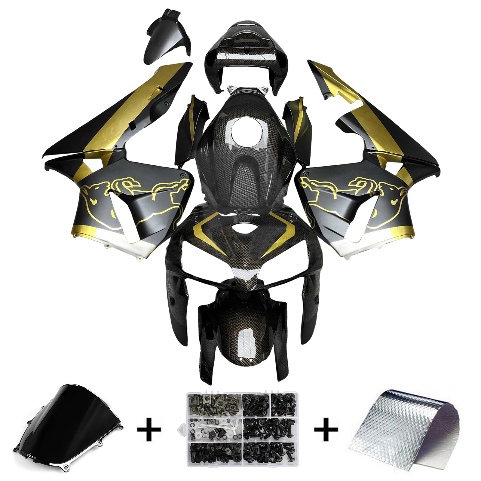 Injection Fairing Kit Bodywork Plastic ABS For Honda CBR600RR 2005-2006 F5