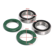 2004-2010 Yamaha Grizzly 125 YFM125G Axle Wheel Carrier Bearings + Seals 93306-00705-00 93102-43341-00