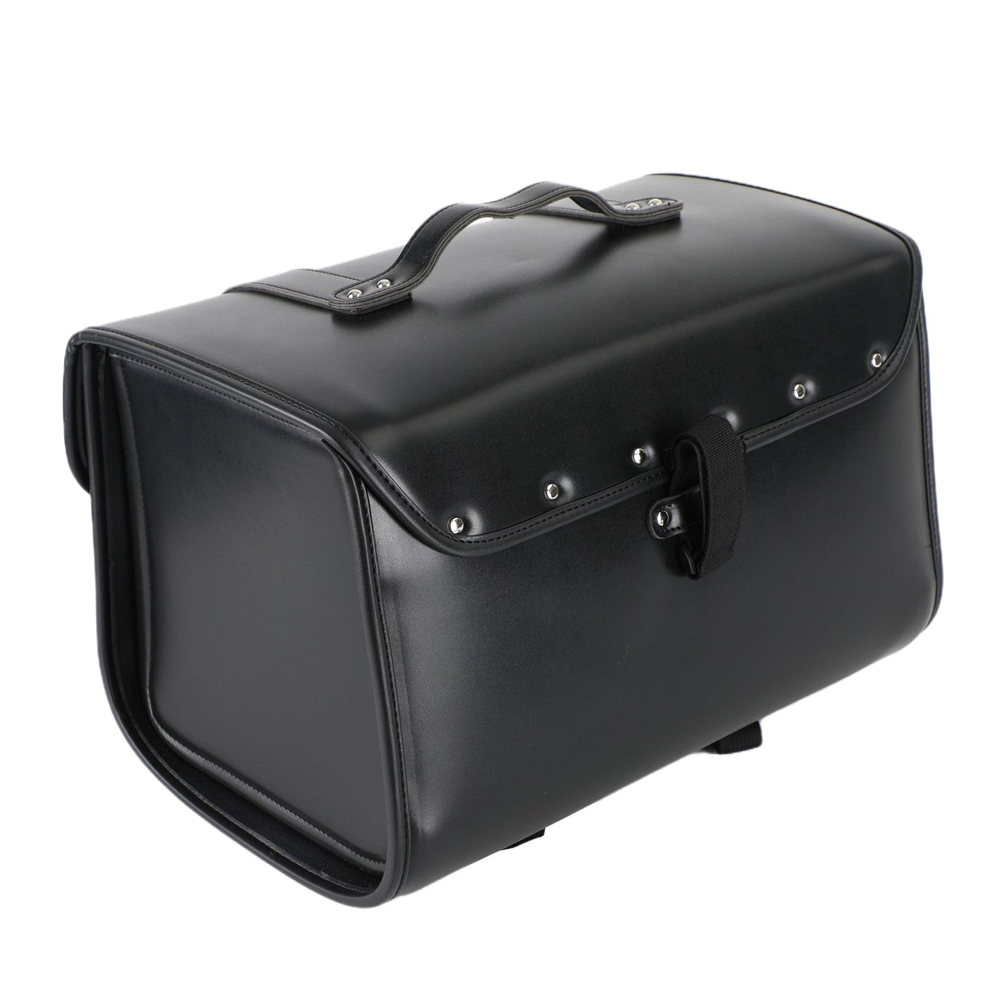 PU Leather Motorcycle Solo Swingarm Side Tool Bag Saddlebag