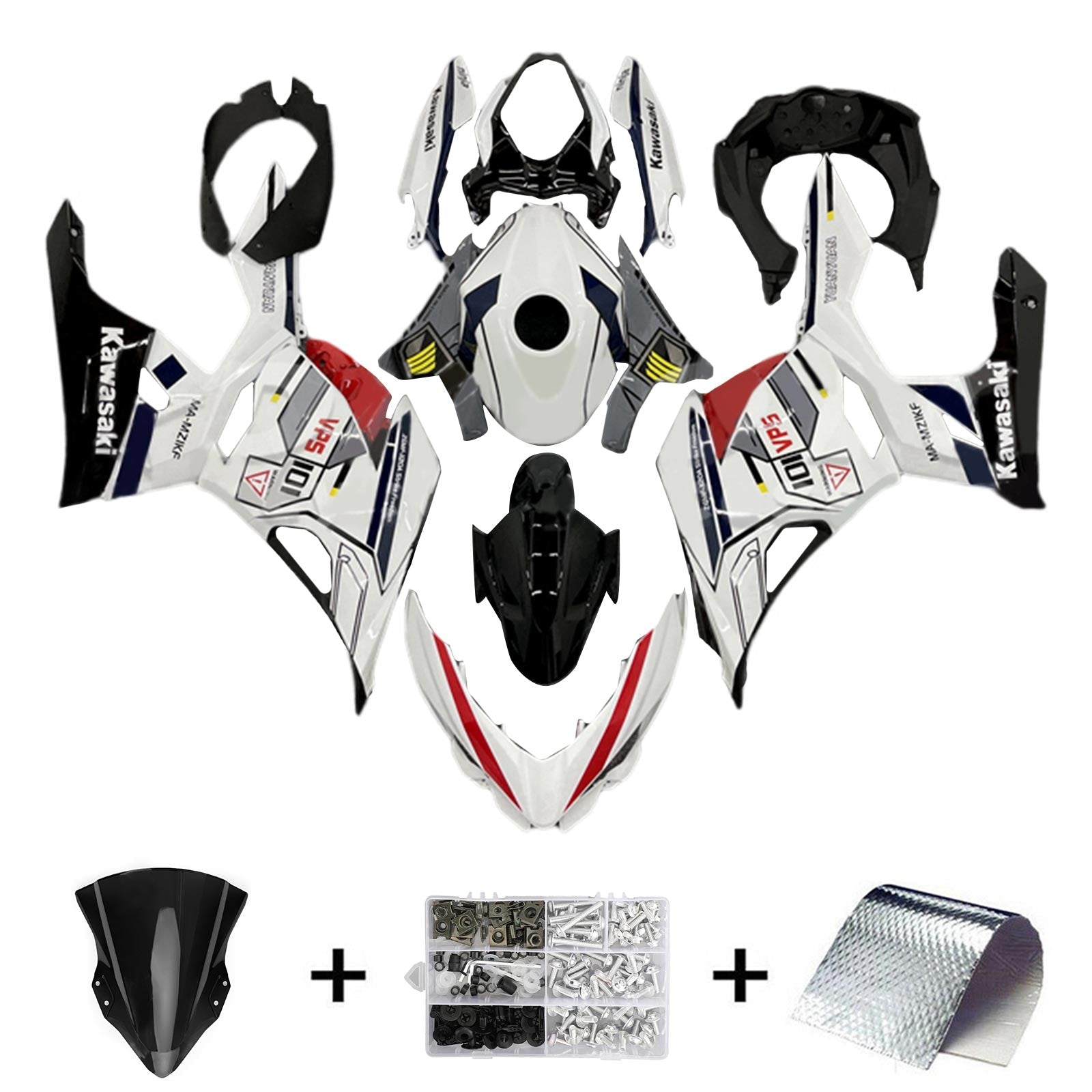 2018-2024 Kawasaki EX400/Ninja400 Fairing Kit