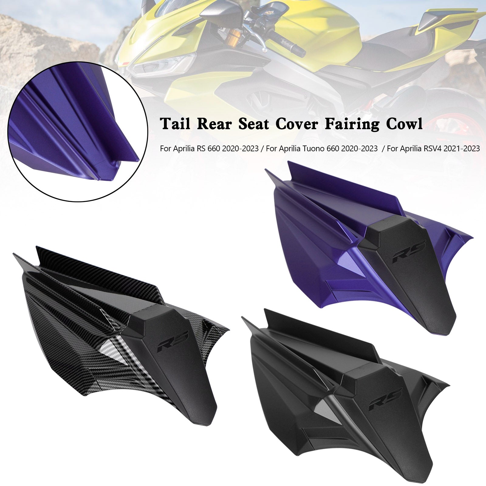Aprilia Tuono660 RS660 2020-2026 Rear Seat Cover Fairing Cowl
