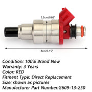 1Pcs Fuel Injector G609-13-250 Fit Mazda B2600 MPV 2.6L