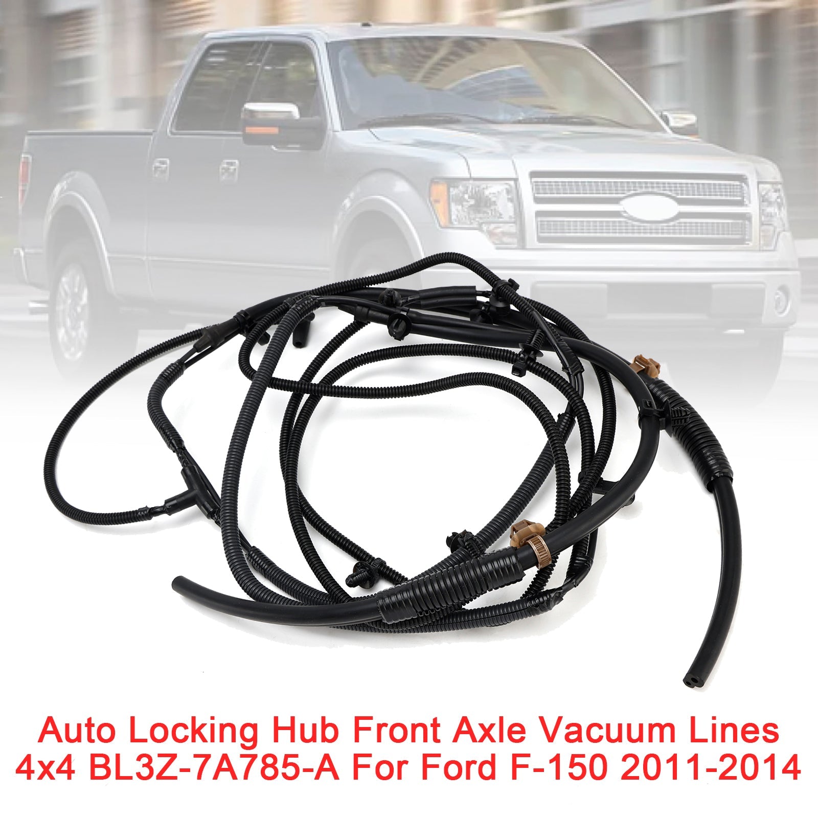 2012 Ford F-150 Models w/ Auto Locking Front Wheel Hubs Auto Locking Hub Front Axle Vacuum Lines 4x4 BL3Z-7A785-A