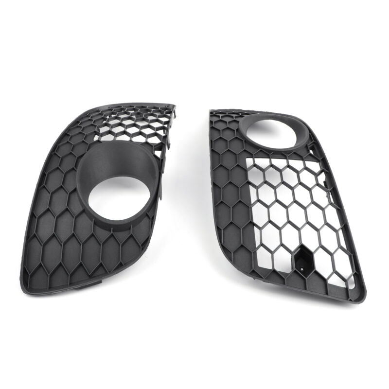 Pair Front Bumper Fog Lamp Lights Grill Grille For VW GOLF MK5 GTI 2006-2009