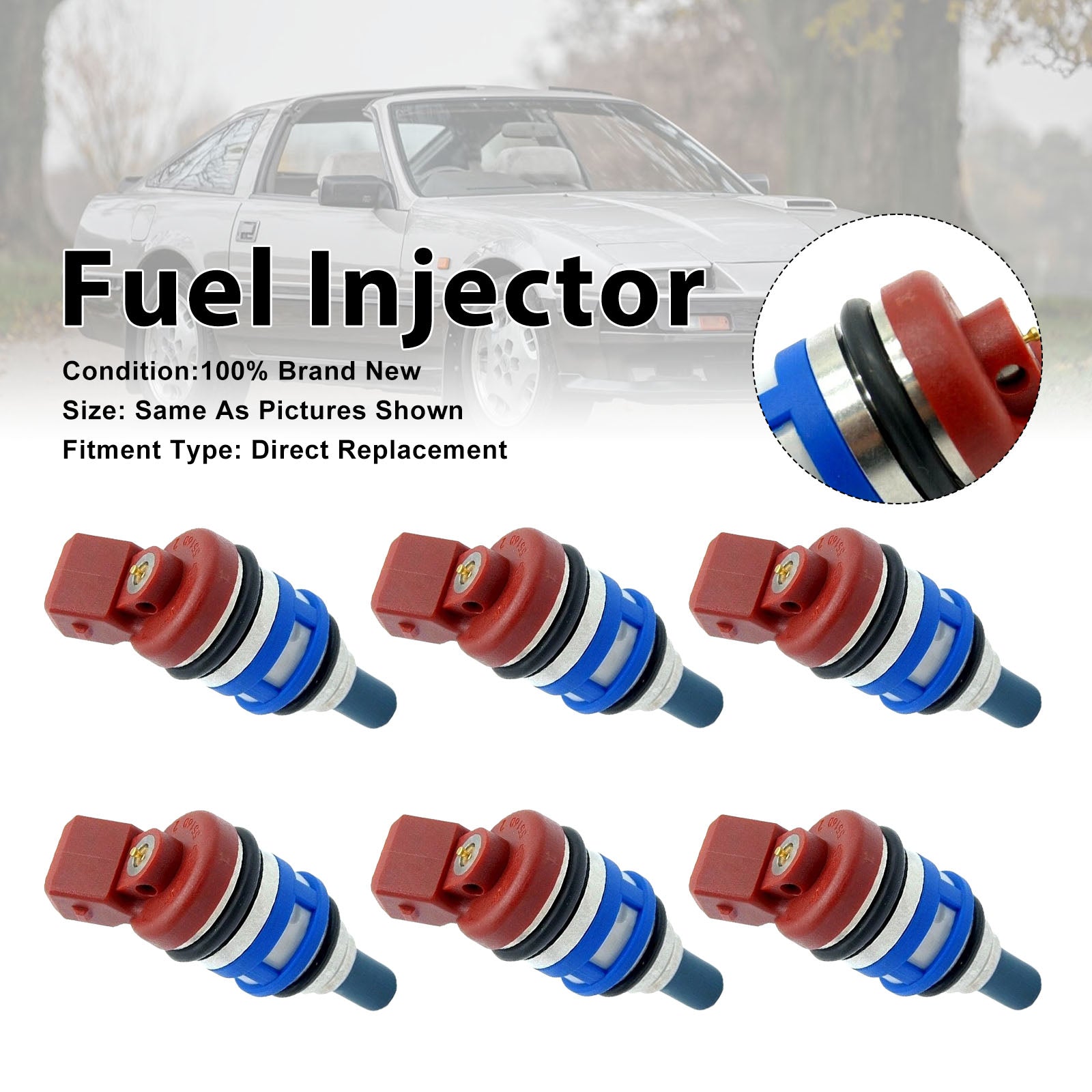 2006-2008 For Nissan Maxima 3.5 6Pcs Fuel Injector 5516D 16600-15V02