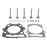 2007 Yamaha YXR660F Rhino 660 Ducks Unlimited Cylinder Head Valves Seals Gaskets Kit 3YF-12121-00 5KM-12111-00